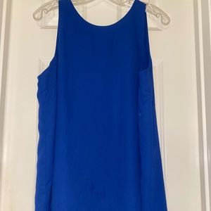 Blue Vince Camuto Sleeveless Top Blouse Medium
